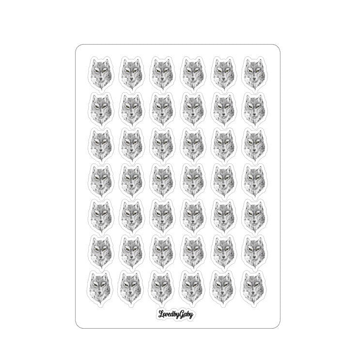 LovedbyGaby stickers "wolf"