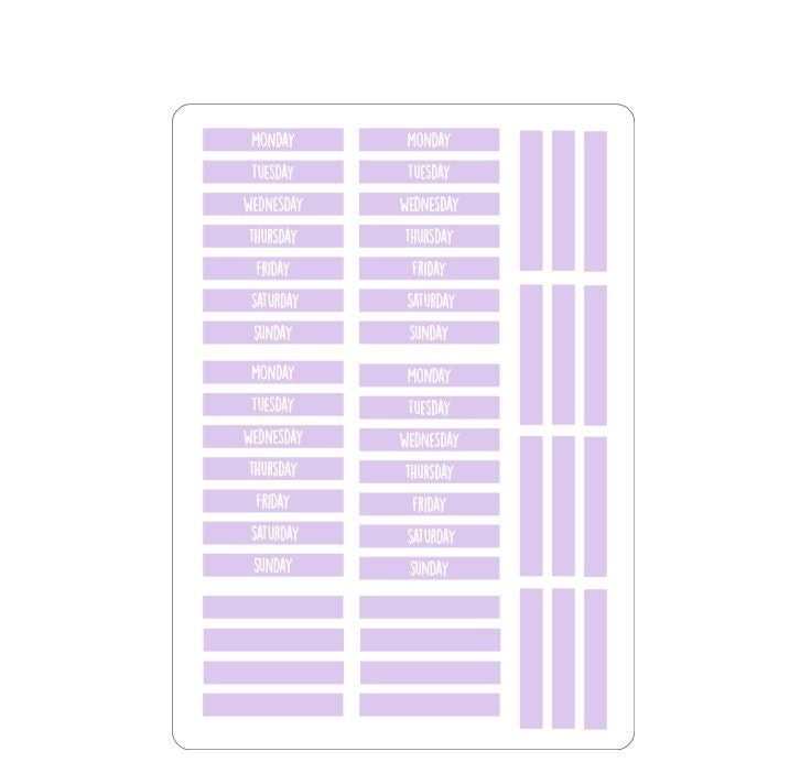 LovedbyGaby Maschaplanner days stickers 1