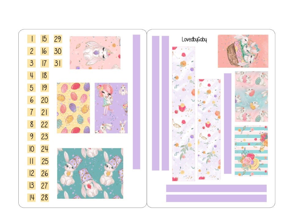 LovedbyGaby stickers actionplanners 1