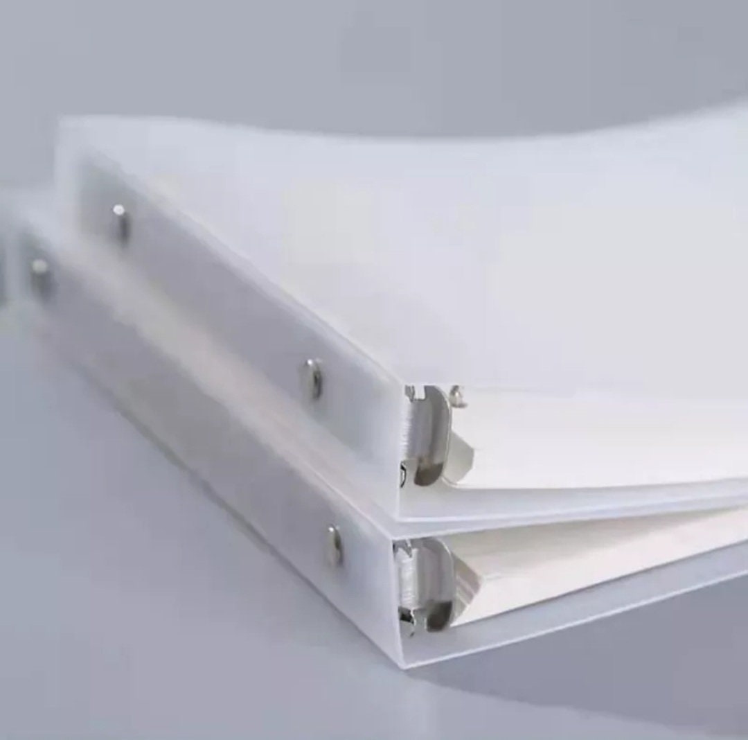A4 plastic storage covers transparent or black
