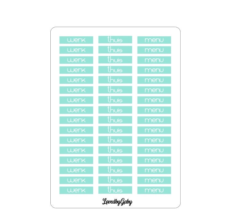 LovedbyGaby stickers actionplanners 1