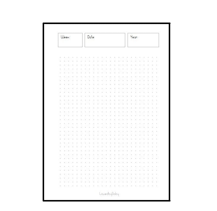 LovedbyGaby B6 daily journal