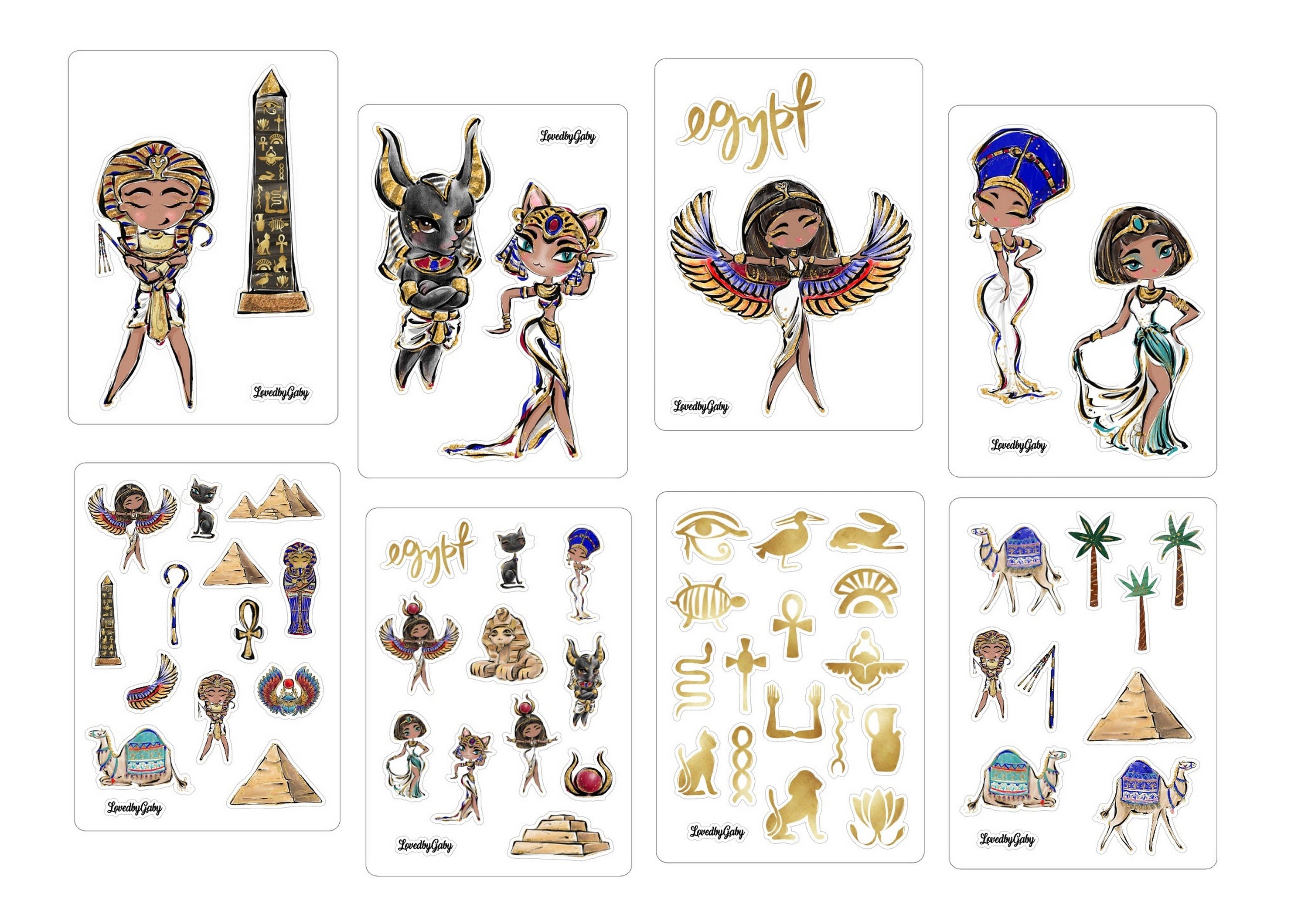 LovedbyGaby plannerkit "Egypt"