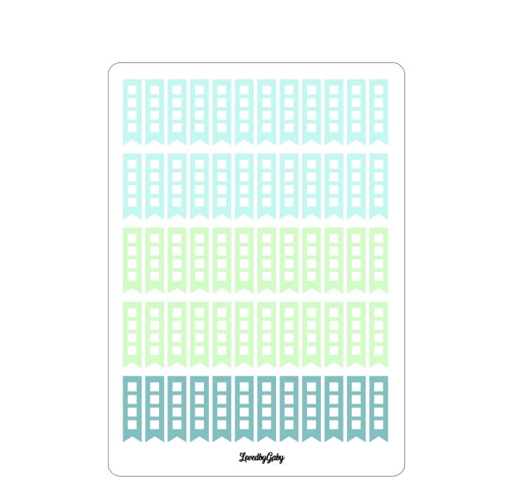 LovedbyGaby stickers "checkboxes"