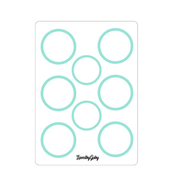 LovedbyGaby stickers shapes circles