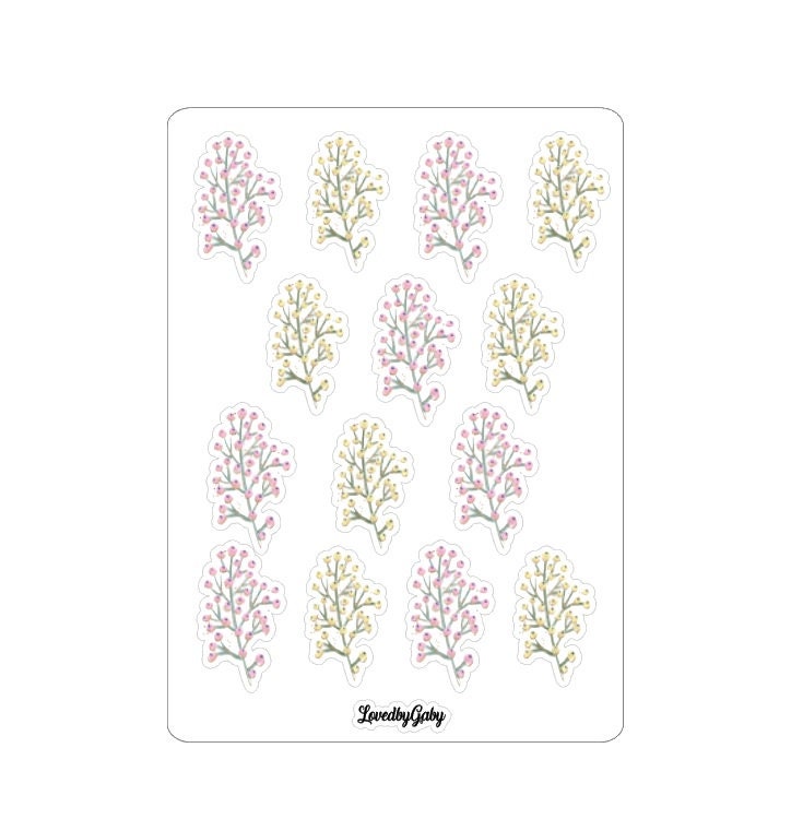 LovedbyGaby stickers spring blossoms