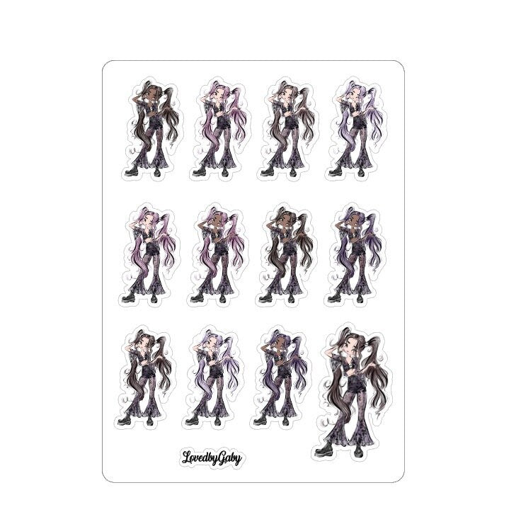 LovedbyGaby stickers Gothic girl