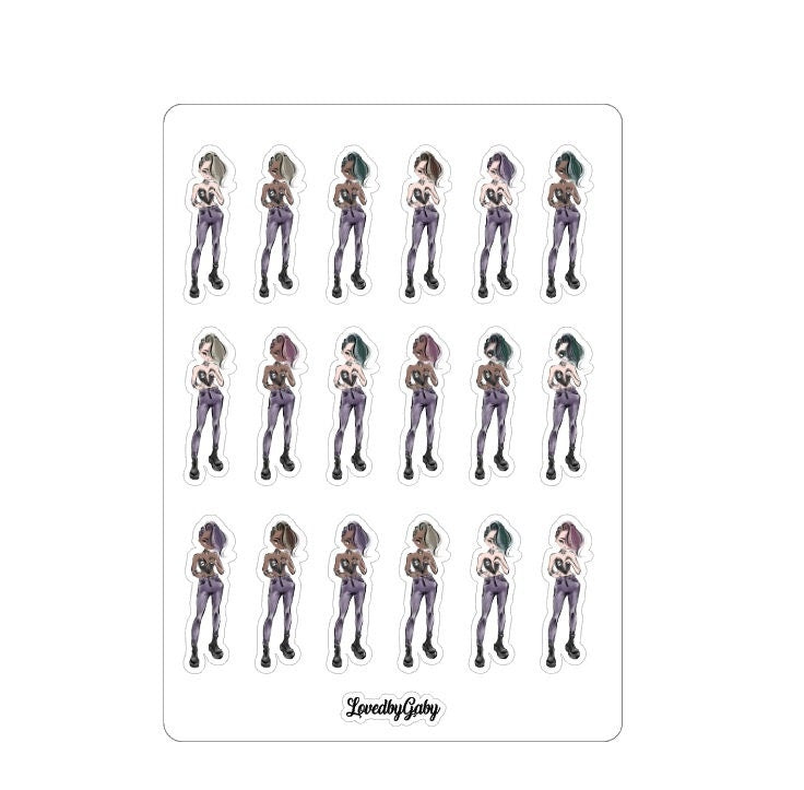 LovedbyGaby stickers Gothic girl
