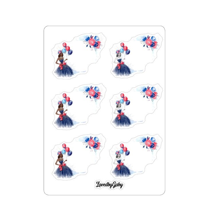 LovedbyGaby stickers "liberty girls"
