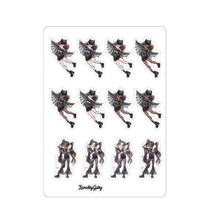 LovedbyGaby stickers Gothic girl