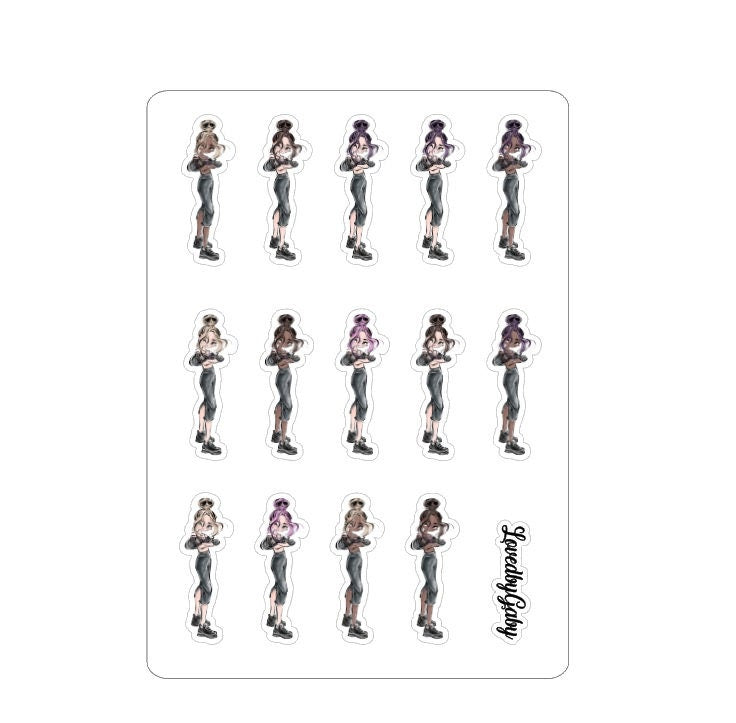 LovedbyGaby stickers Gothic girl
