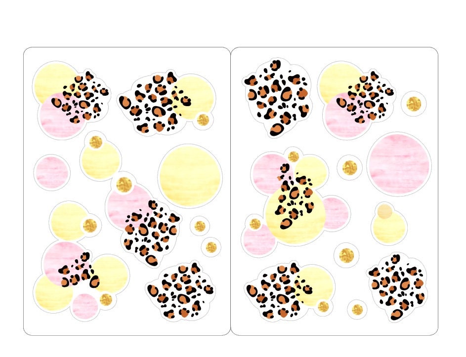 LovedbyGaby stickerset leopard deco