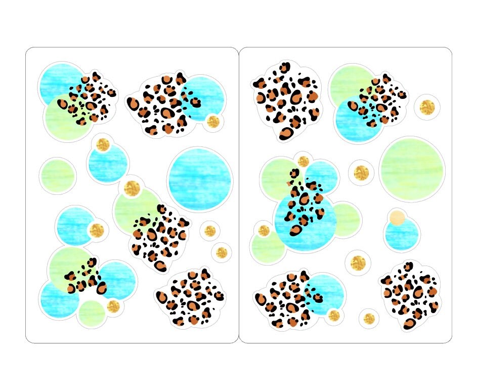 LovedbyGaby stickerset leopard deco
