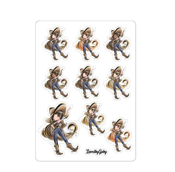 LovedbyGaby stickers "Howdy"