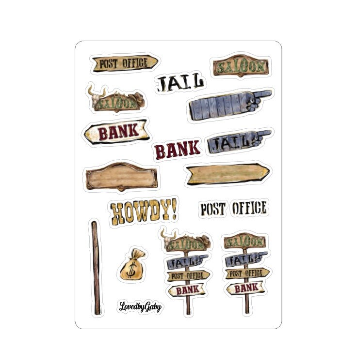 LovedbyGaby stickers "Howdy"