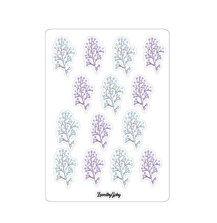 LovedbyGaby stickers spring blossoms