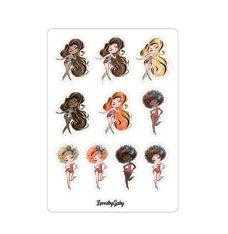 LovedbyGaby stickers "at the beach"