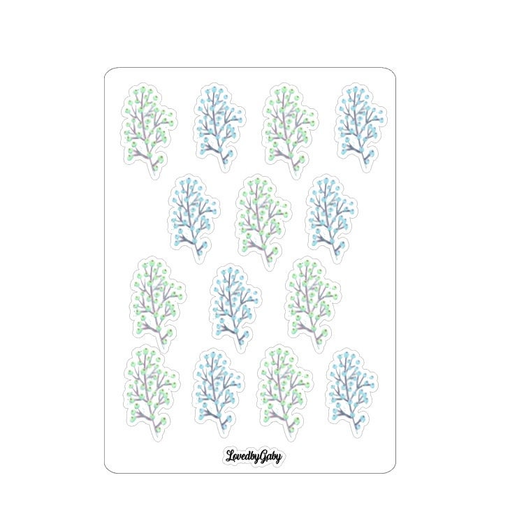 LovedbyGaby stickers spring blossoms