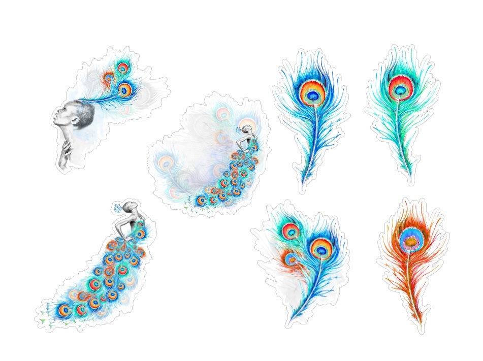 LovedbyGaby plannerkit "Peacock