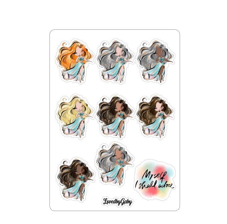 LovedbyGaby stickers "Myself"
