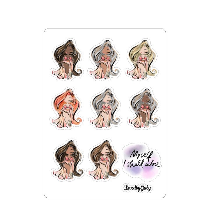 LovedbyGaby stickers "Myself"