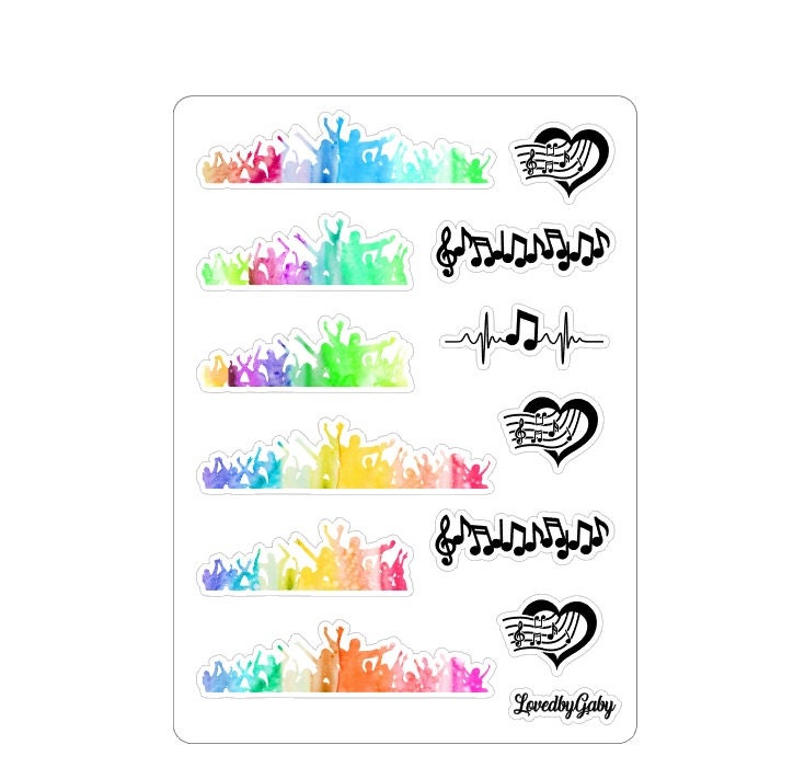 LovedbyGaby stickers "festival & concerts"