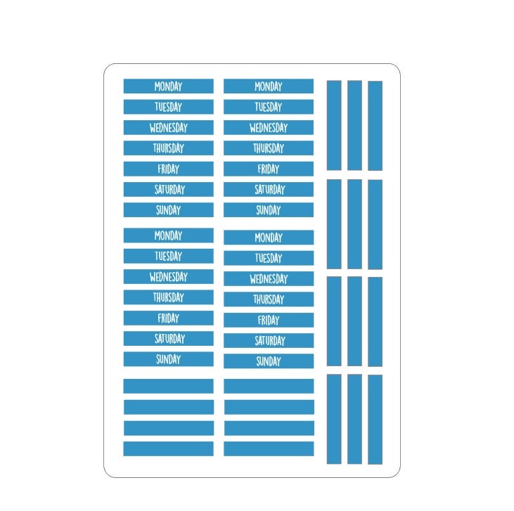 LovedbyGaby Maschaplanner days stickers 2