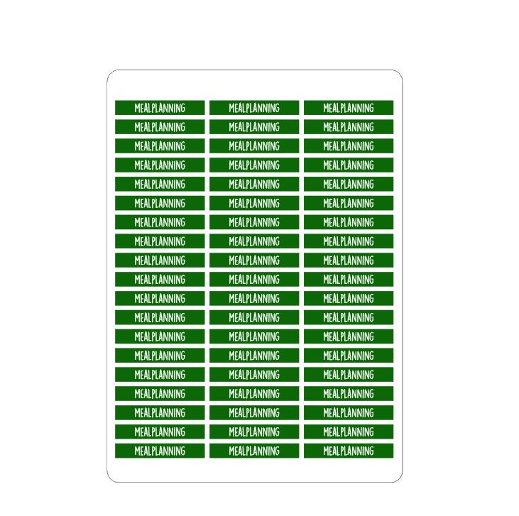 LovedbyGaby Mascha header stickers Mealplanning 2