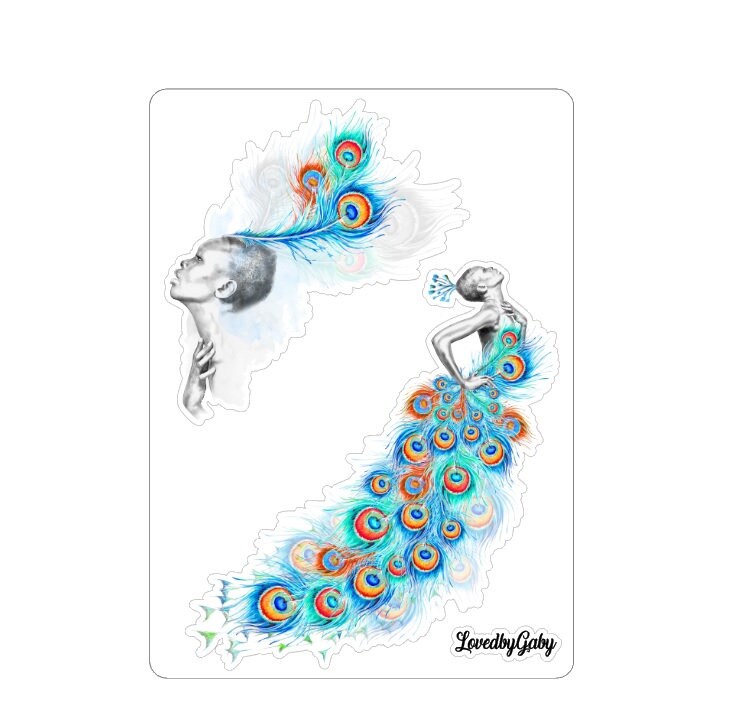 LovedbyGaby plannerkit "Peacock