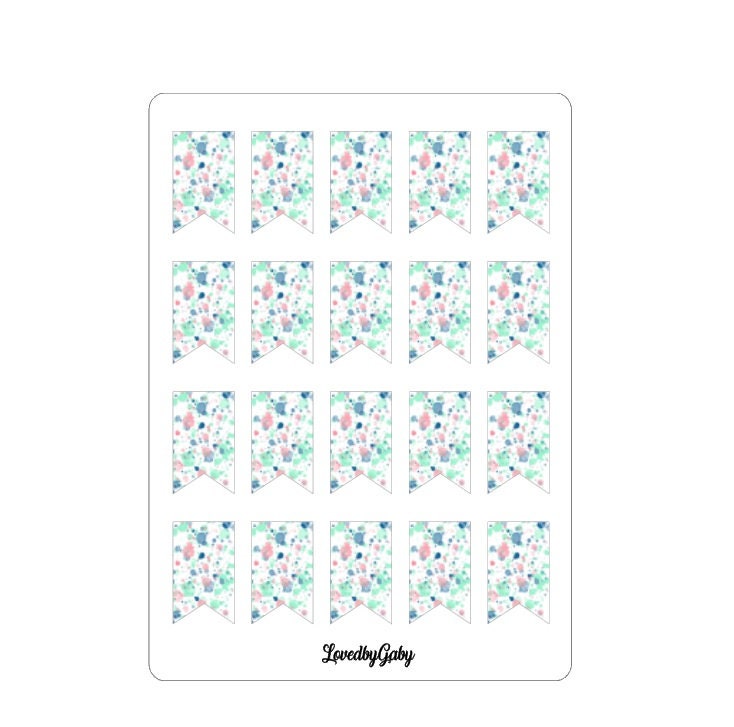 LovedbyGaby flag stickers