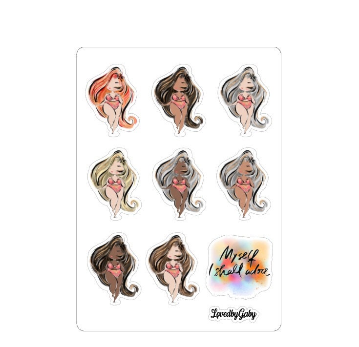 LovedbyGaby stickers "Myself"