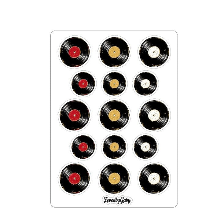 LovedbyGaby stickers Rock&roll