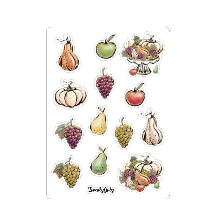LovedbyGaby stickers Thanksgiving