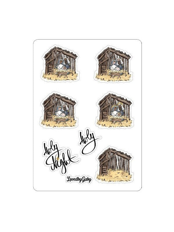LovedbyGaby stickers "Holy night"