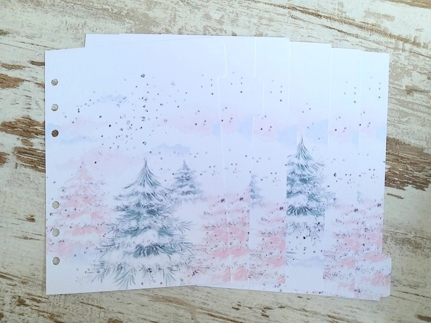 LovedbyGaby dividers "wintertrees"