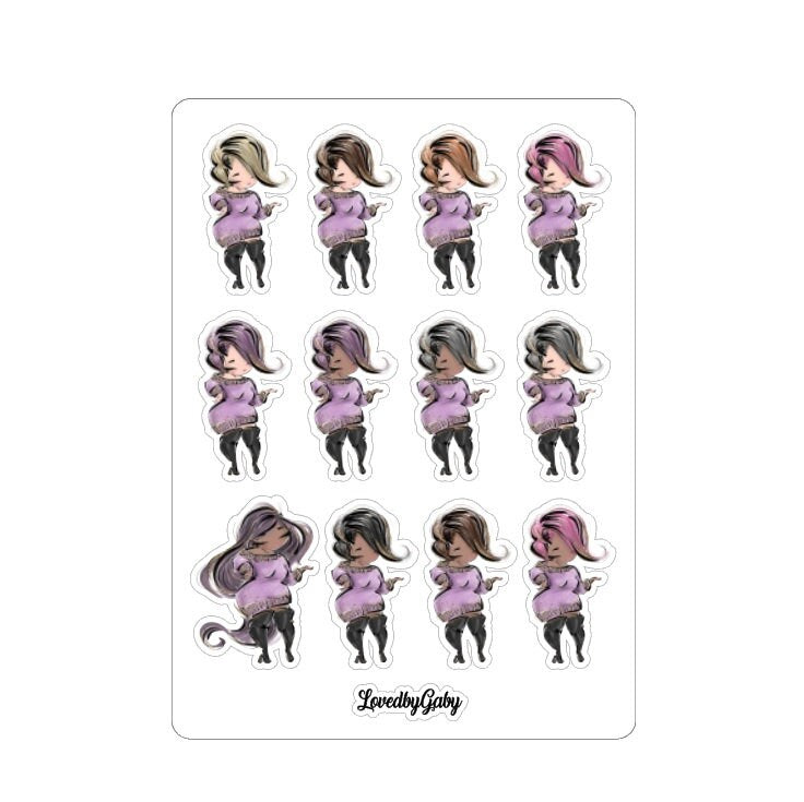 LovedbyGaby stickers "Bib wintergirls" 1