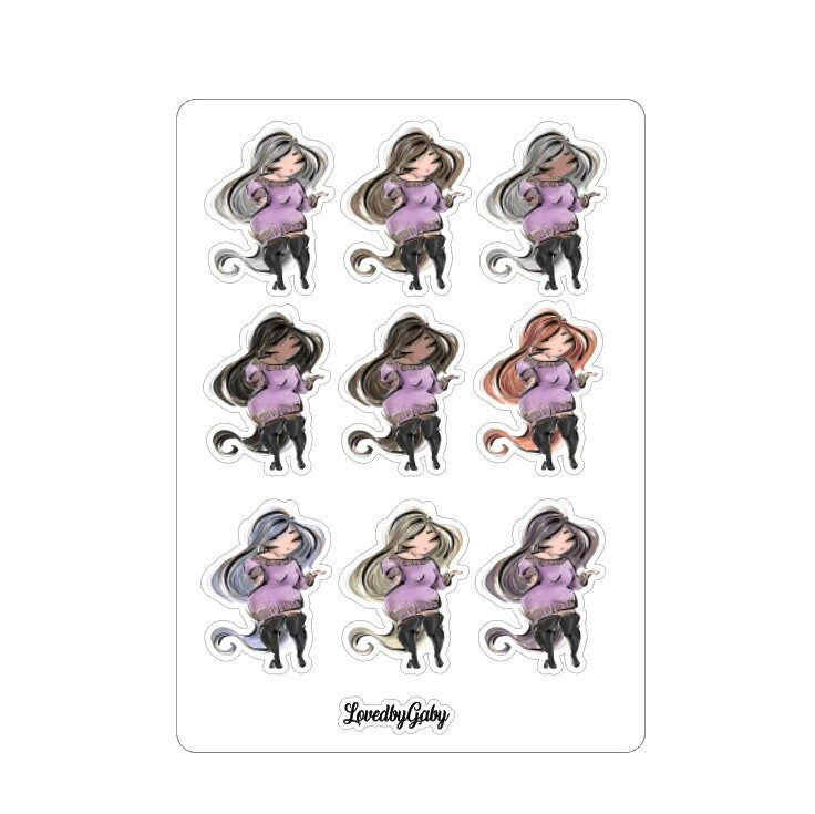 LovedbyGaby stickers "Bib wintergirls" 1