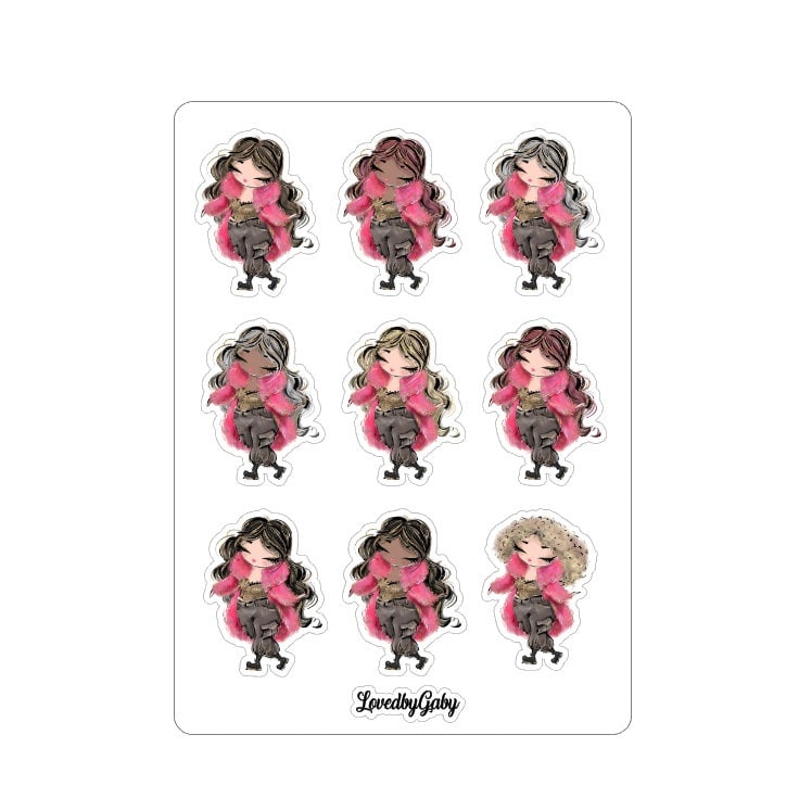 LovedbyGaby stickers "Bib wintergirls" 1