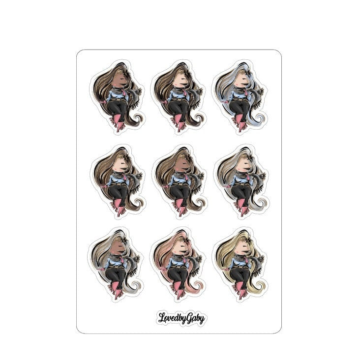 LovedbyGaby stickers "Bib wintergirls " 2