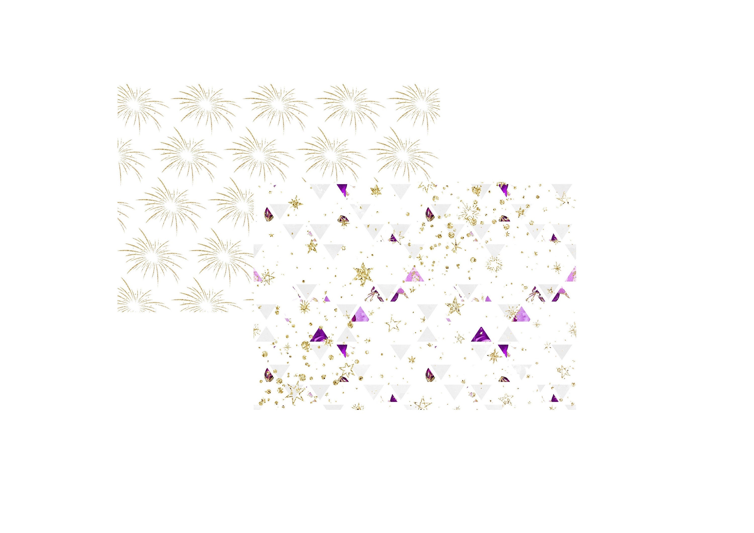 LovedbyGaby A4 scrapbook paperset "Happy NewYear"