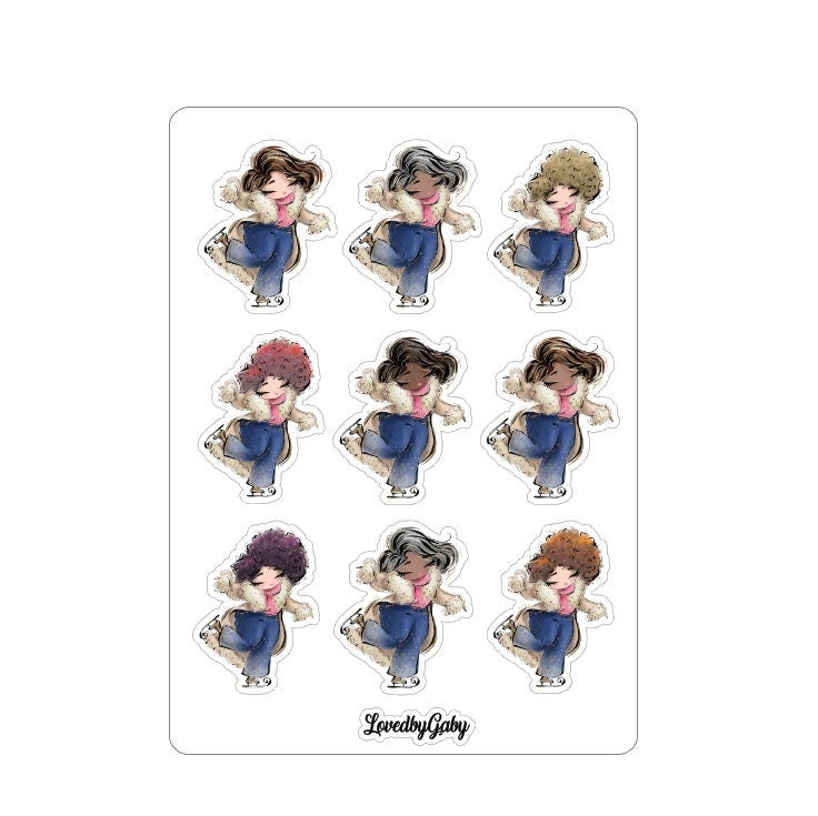 LovedbyGaby stickers "Bib wintergirls" 1