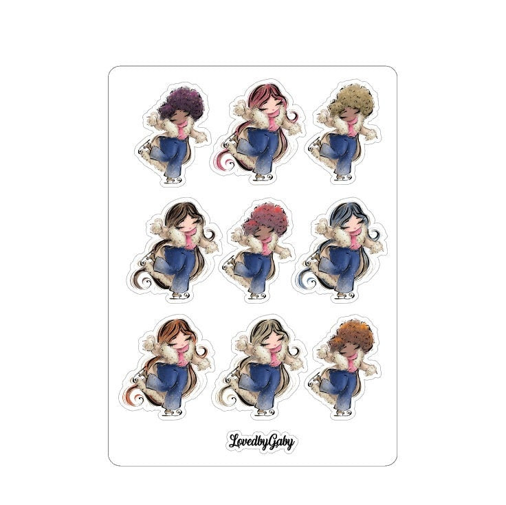 LovedbyGaby stickers "Bib wintergirls " 2