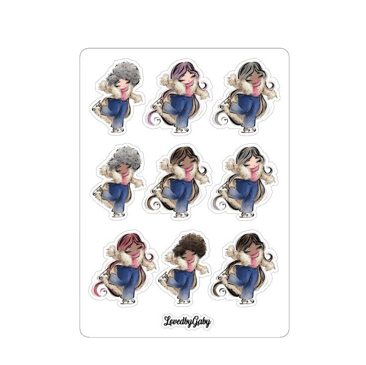 LovedbyGaby stickers "Bib wintergirls " 2