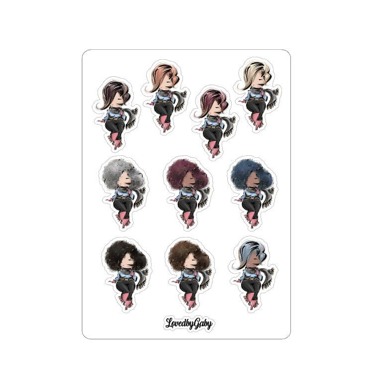LovedbyGaby stickers "Bib wintergirls " 2