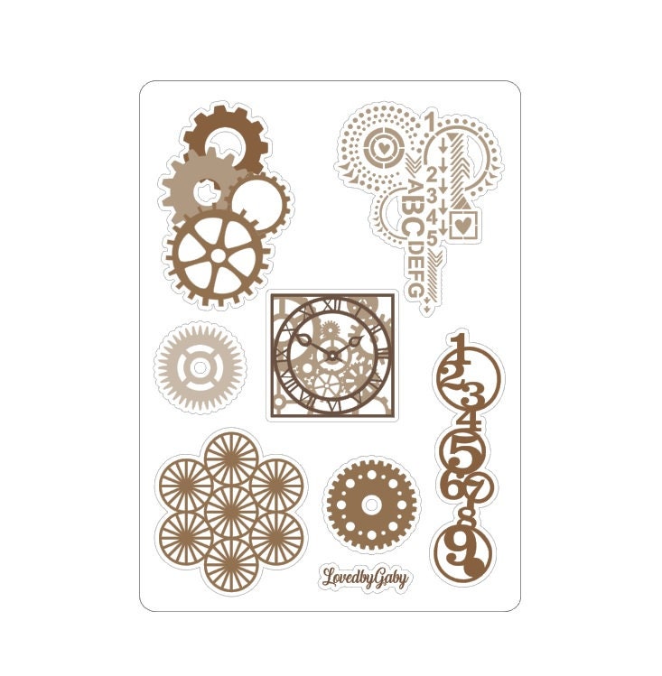 LovedbyGaby stickers Steampunk 1