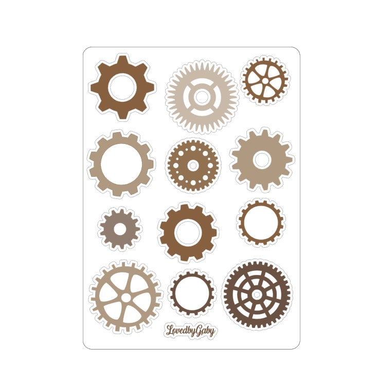 LovedbyGaby stickers Steampunk 1