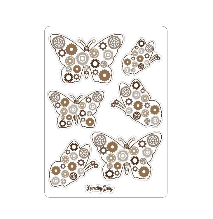 LovedbyGaby stickers Steampunk 1
