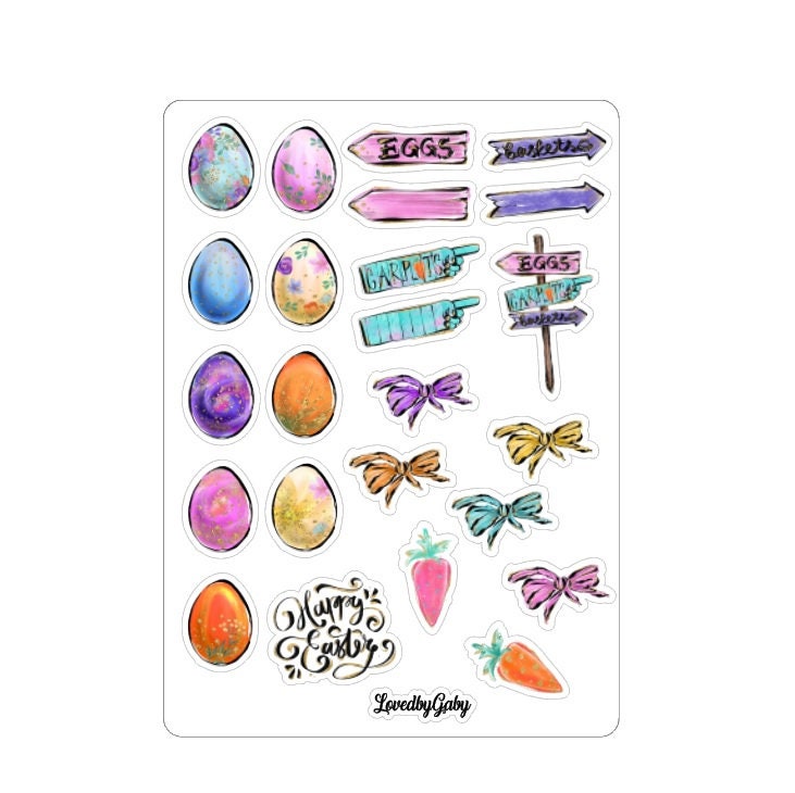 LovedbyGaby plannerkit "Gnomy easter"