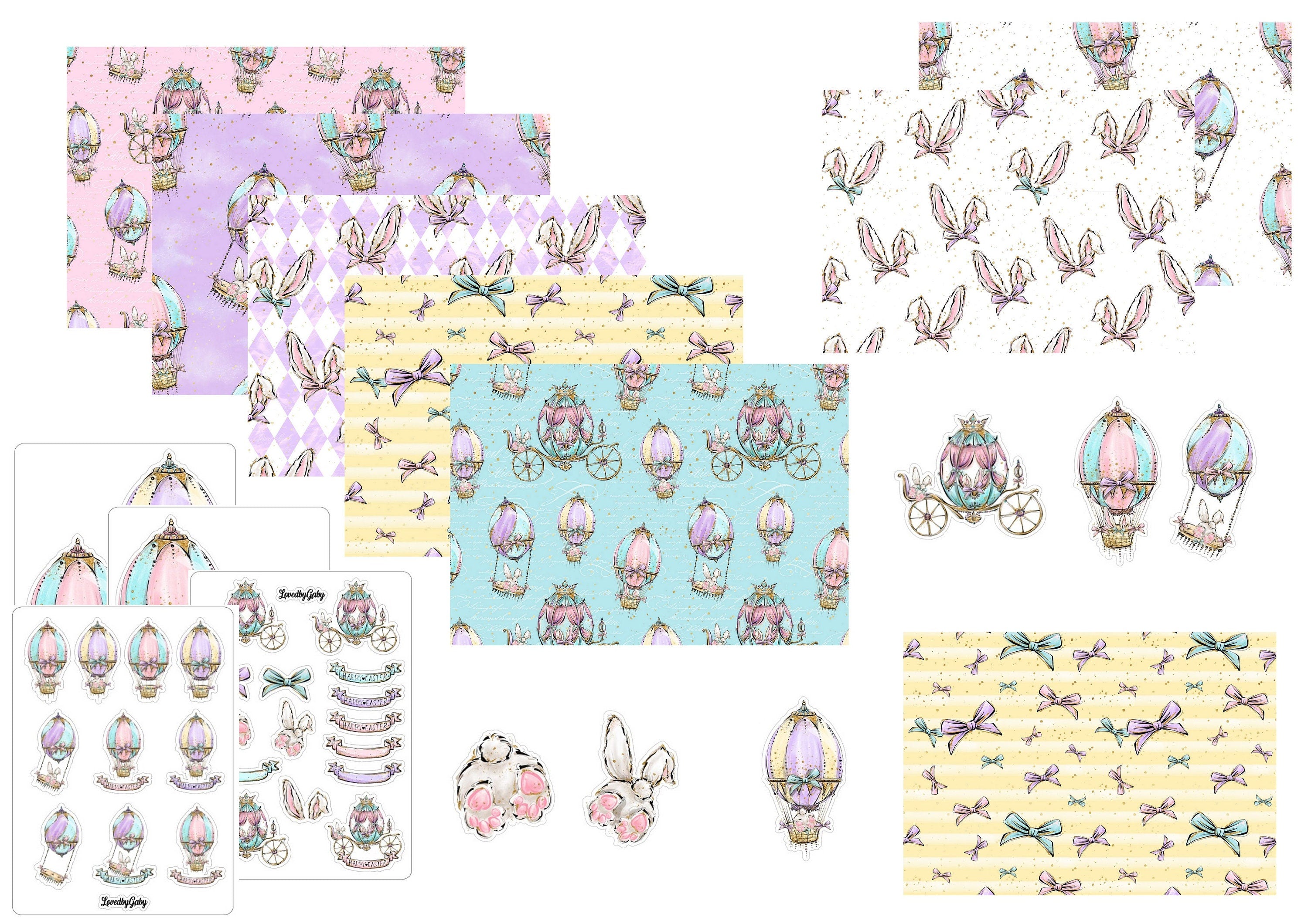LovedbyGaby plannerkit "Easter Glam"