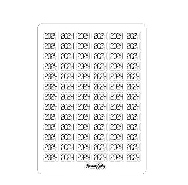 LovedbyGaby stickers bujo "NL maanden en jaar"